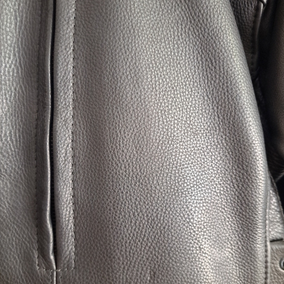 Fashions by Rose USA Black Leather Motorcycle Jacket - Picture 7 of 9